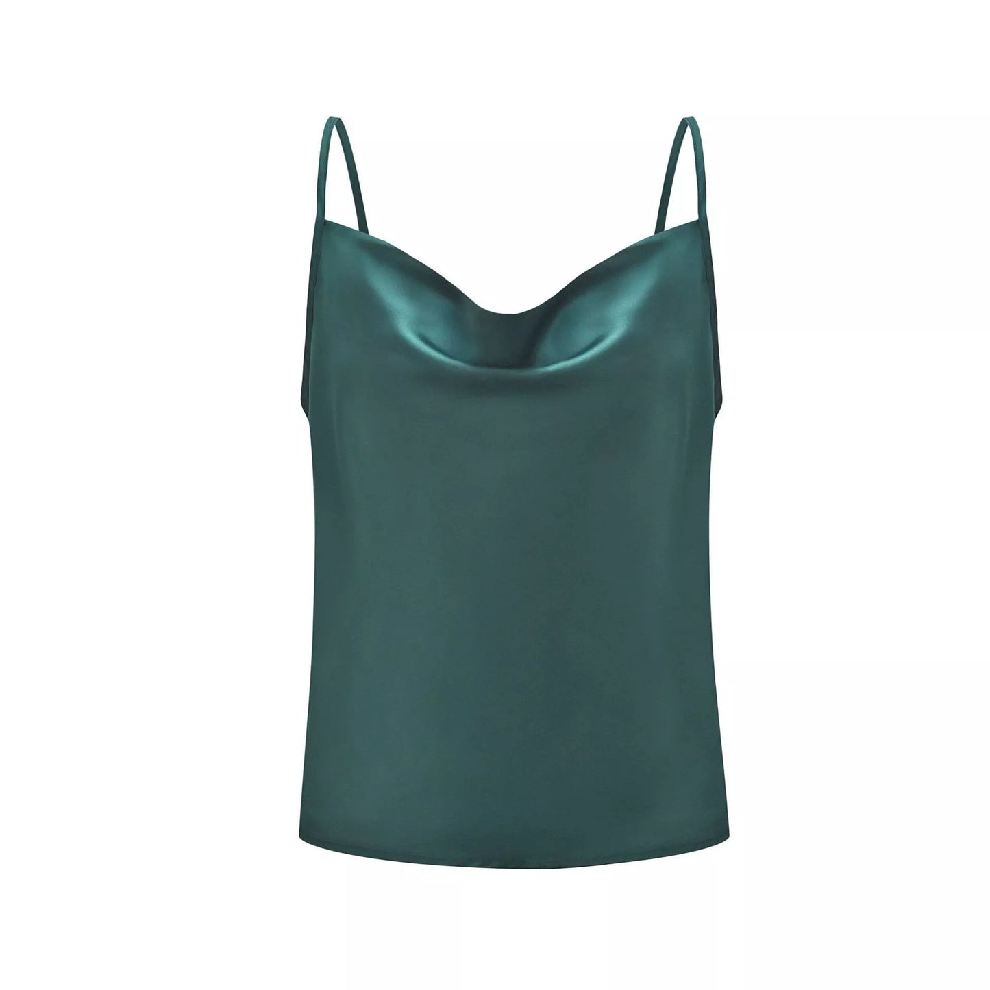 Women's Summer Solid Color Camisole Silk Chiffon Tops