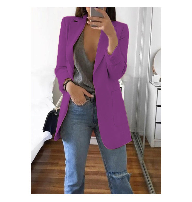 Women's Fashion Leisure Lapel Slim-fit Graceful Blazers