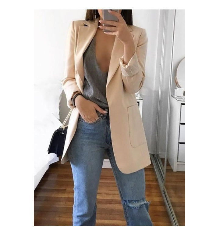 Women's Fashion Leisure Lapel Slim-fit Graceful Blazers