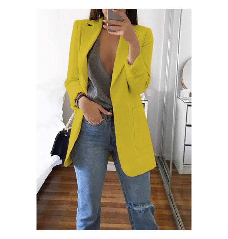 Women's Fashion Leisure Lapel Slim-fit Graceful Blazers