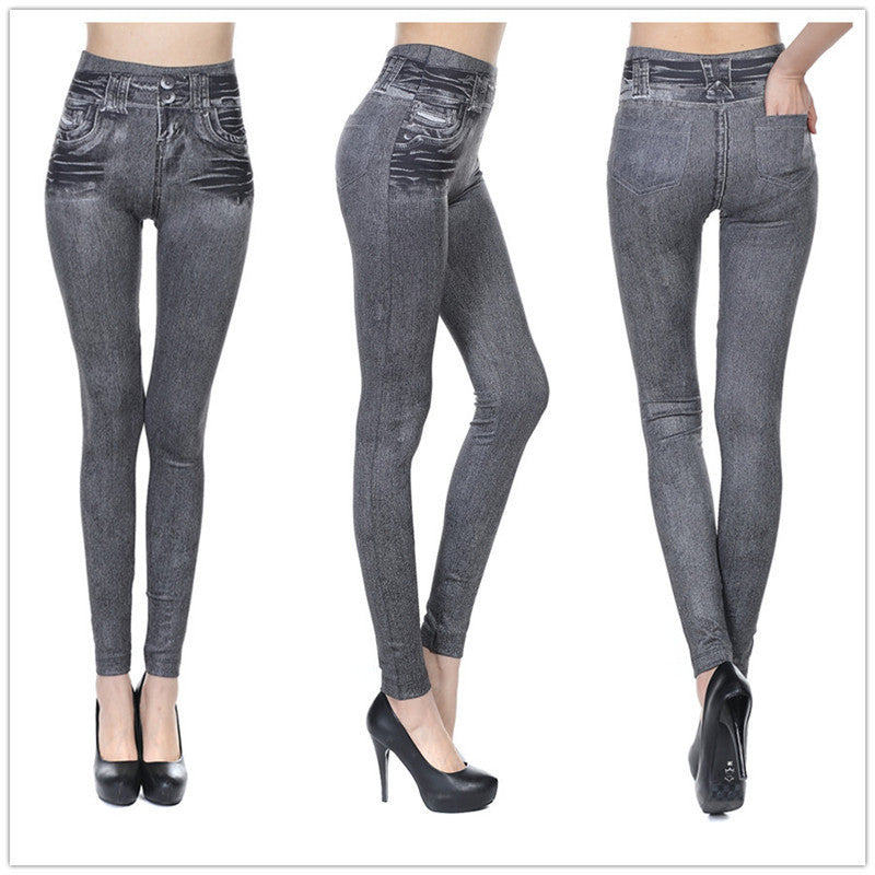 Shopping Real Pocket Brushed Corset Imitation Leggings