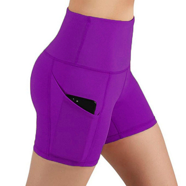 Women's Yoga Sports Side Phone Pocket Leggings