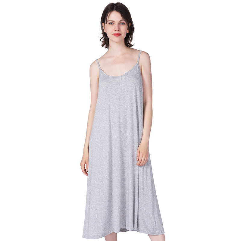 Women's Thin Stretch Cotton Refreshing Breathable Comfortable Dresses