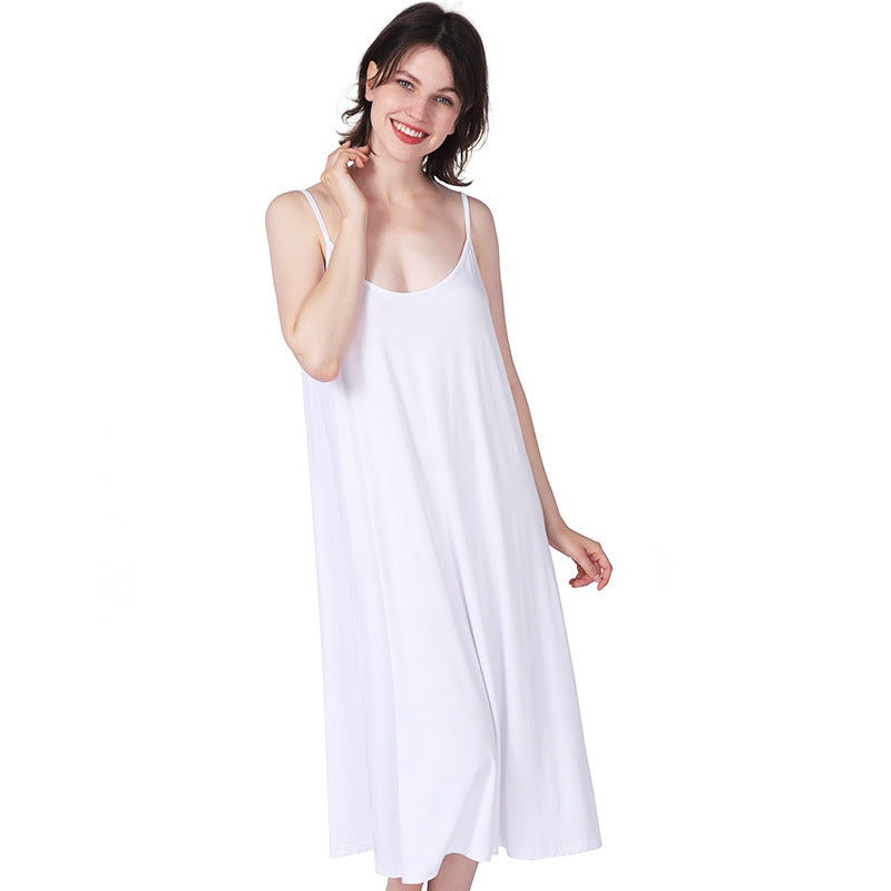 Women's Thin Stretch Cotton Refreshing Breathable Comfortable Dresses