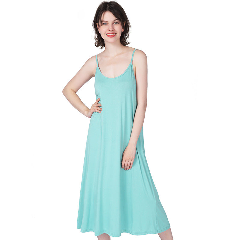 Women's Thin Stretch Cotton Refreshing Breathable Comfortable Dresses