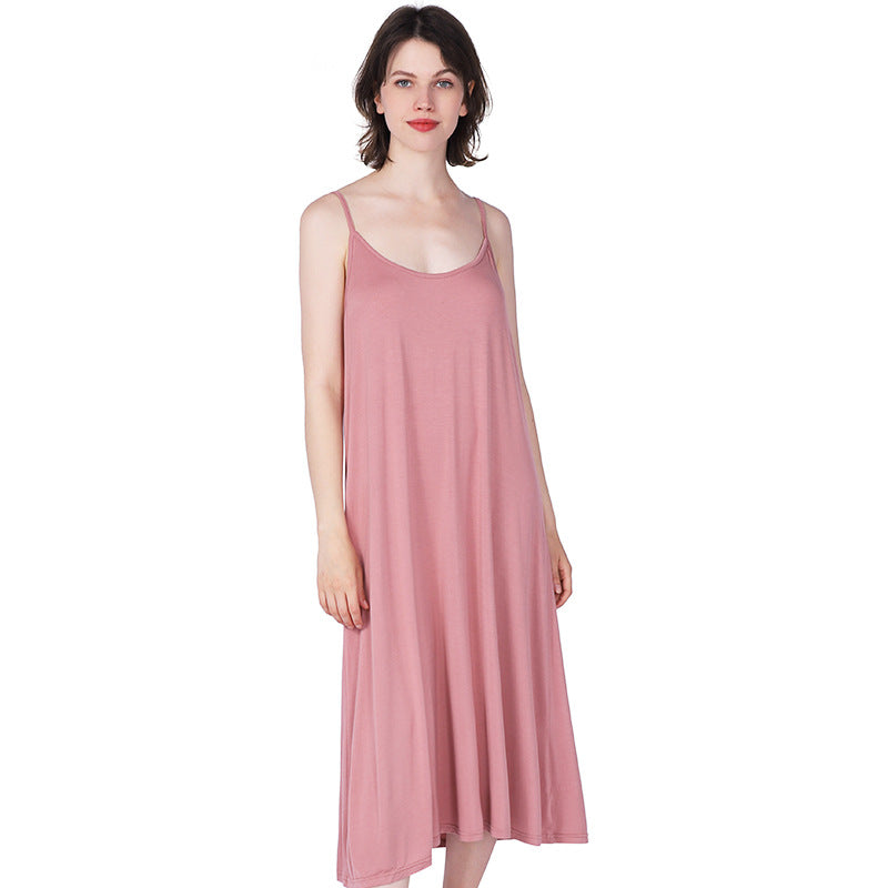 Women's Thin Stretch Cotton Refreshing Breathable Comfortable Dresses