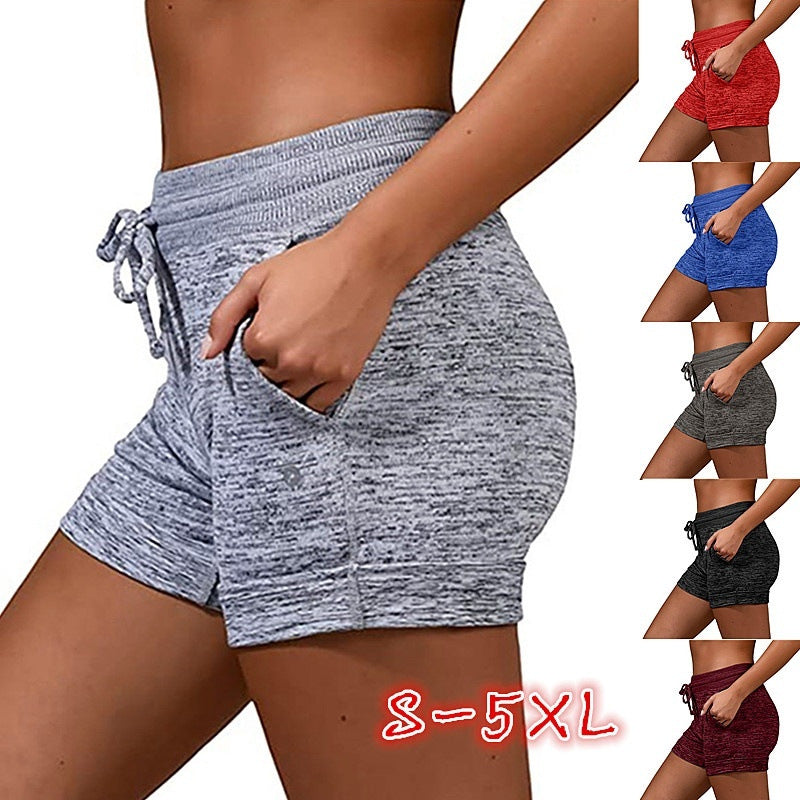 Women's Summer Casual Yoga Sports Waist-controlled Lace-up Leggings