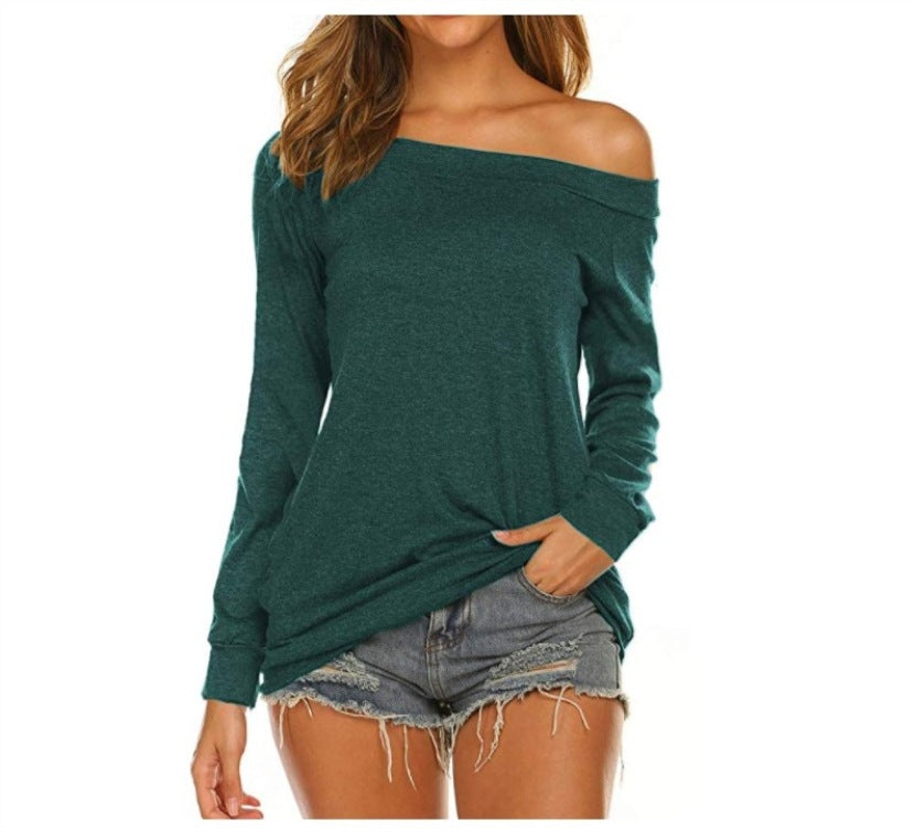 Women's Summer Off-shoulder Casual Sexy T-shirt Blouses