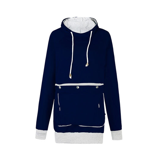 Women's Hooded For Pullover And Fleece Loose Sweaters