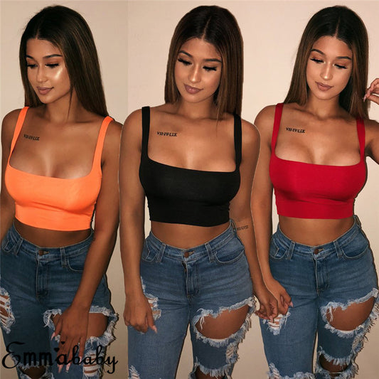 Women's Sexy Nightclub Slim Sleeveless Casual Stretch Vests