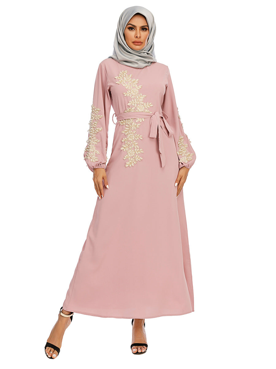 Robe Elegant Dignified Embroidery Long Large Clothing