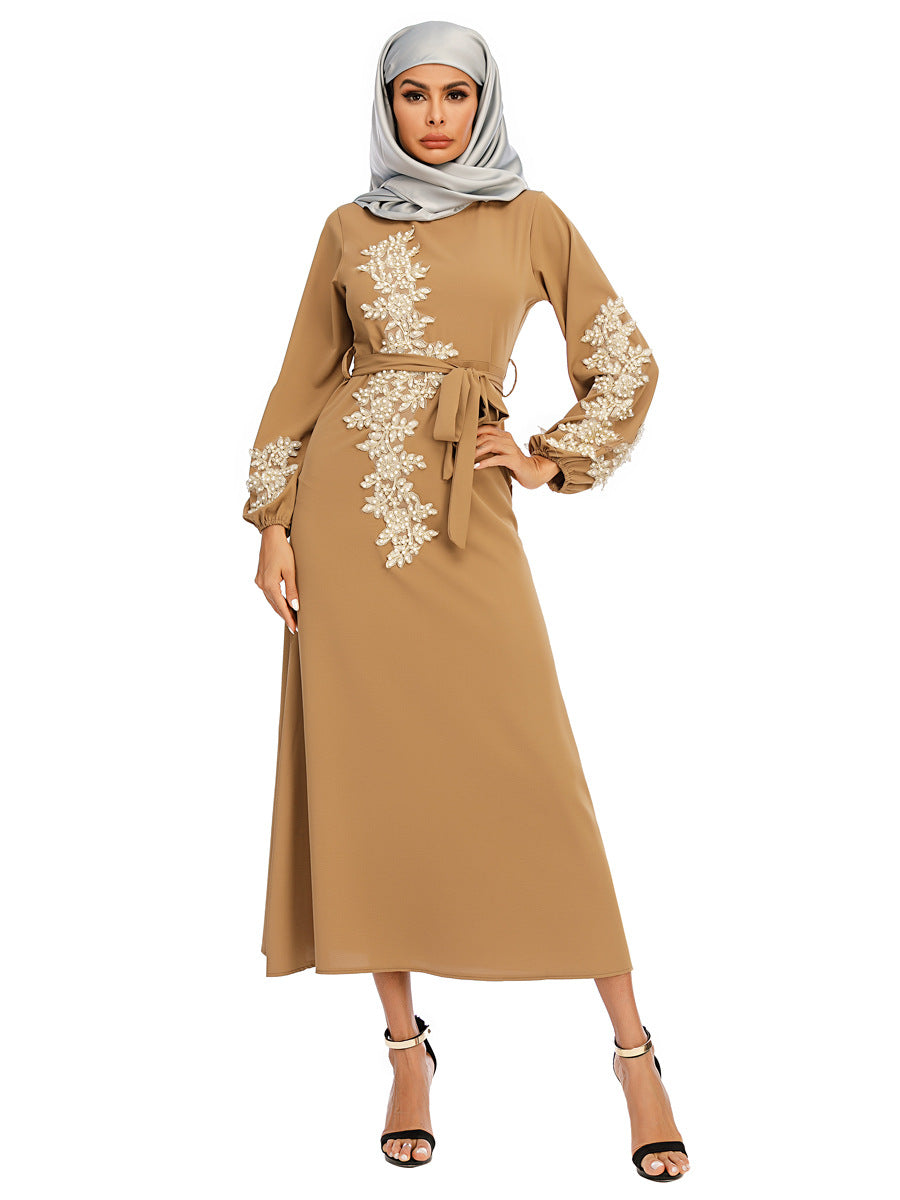 Robe Elegant Dignified Embroidery Long Large Clothing