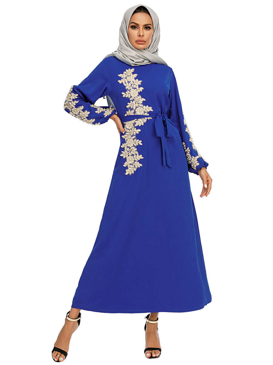 Robe Elegant Dignified Embroidery Long Large Clothing