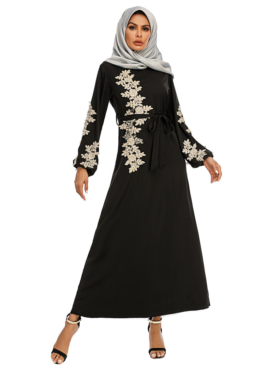 Robe Elegant Dignified Embroidery Long Large Clothing