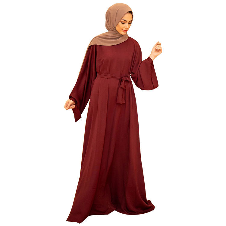 Malay Robe Minimalist Basic Solid Color Clothing