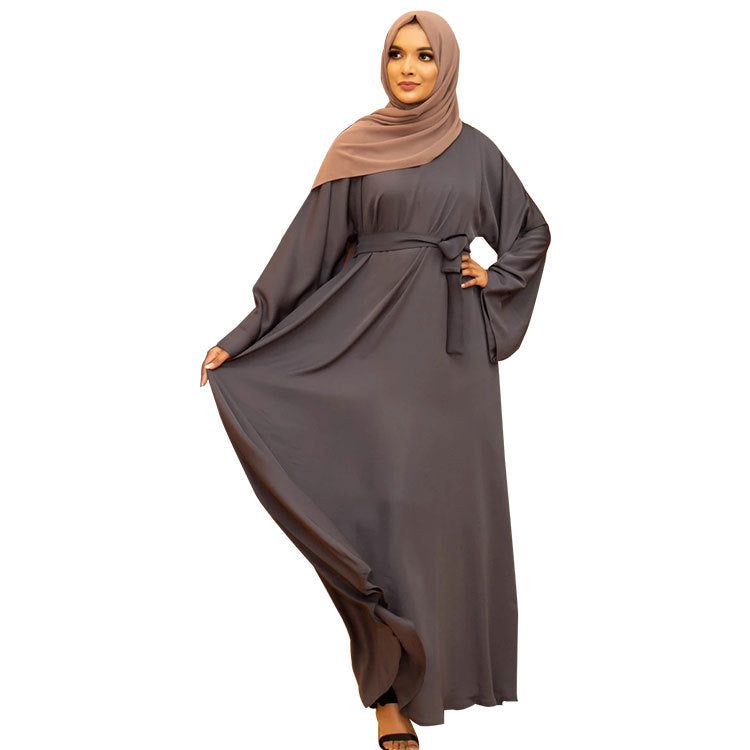 Malay Robe Minimalist Basic Solid Color Clothing