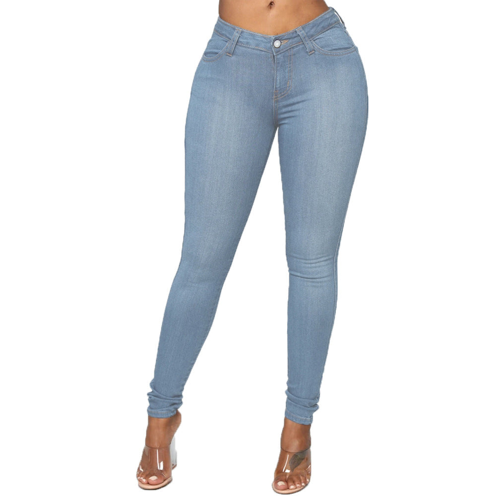 Classy Attractive Versatile Women's Skinny Pencil Jeans