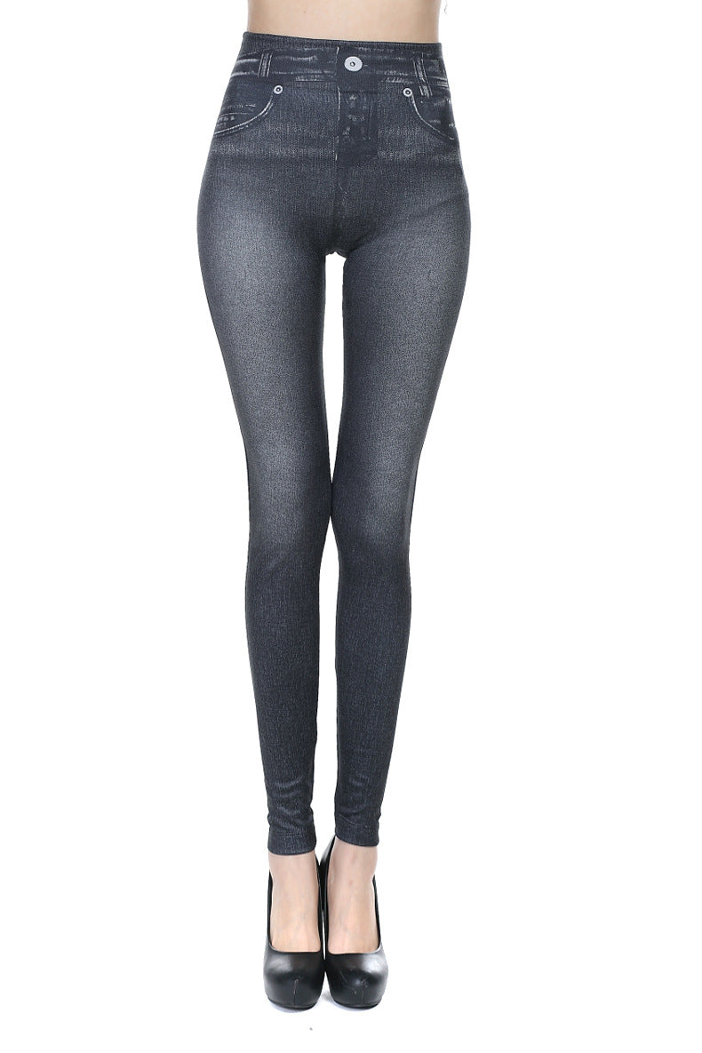 Shopping Real Pocket Brushed Corset Imitation Leggings