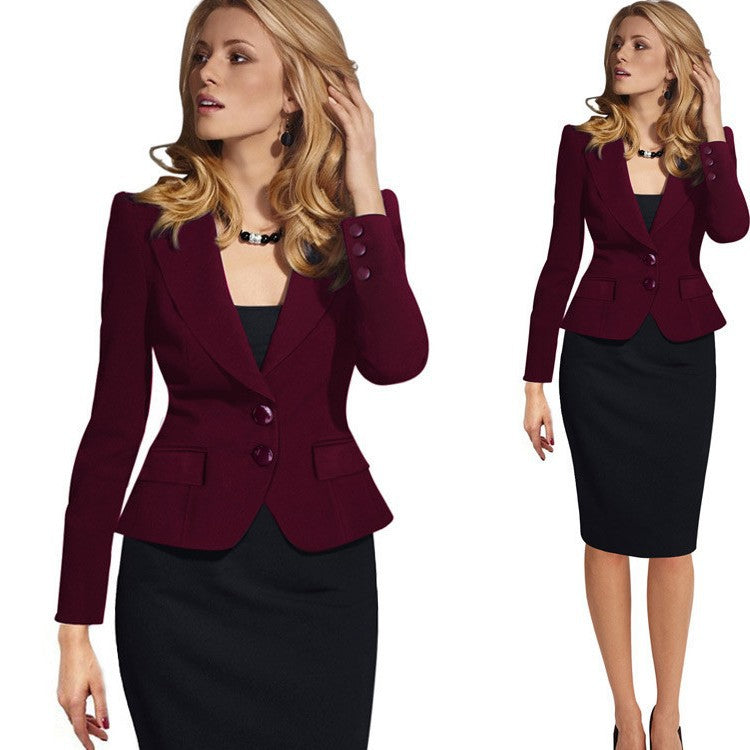 Women's Fashion Slim Fit Small Business Blazers