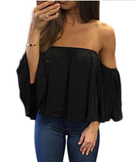 Casual Women's Classy Popular Chiffon T-shirt Blouses