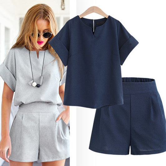 Classic Trendy Women's Summer Sleeve Two-piece Dresses