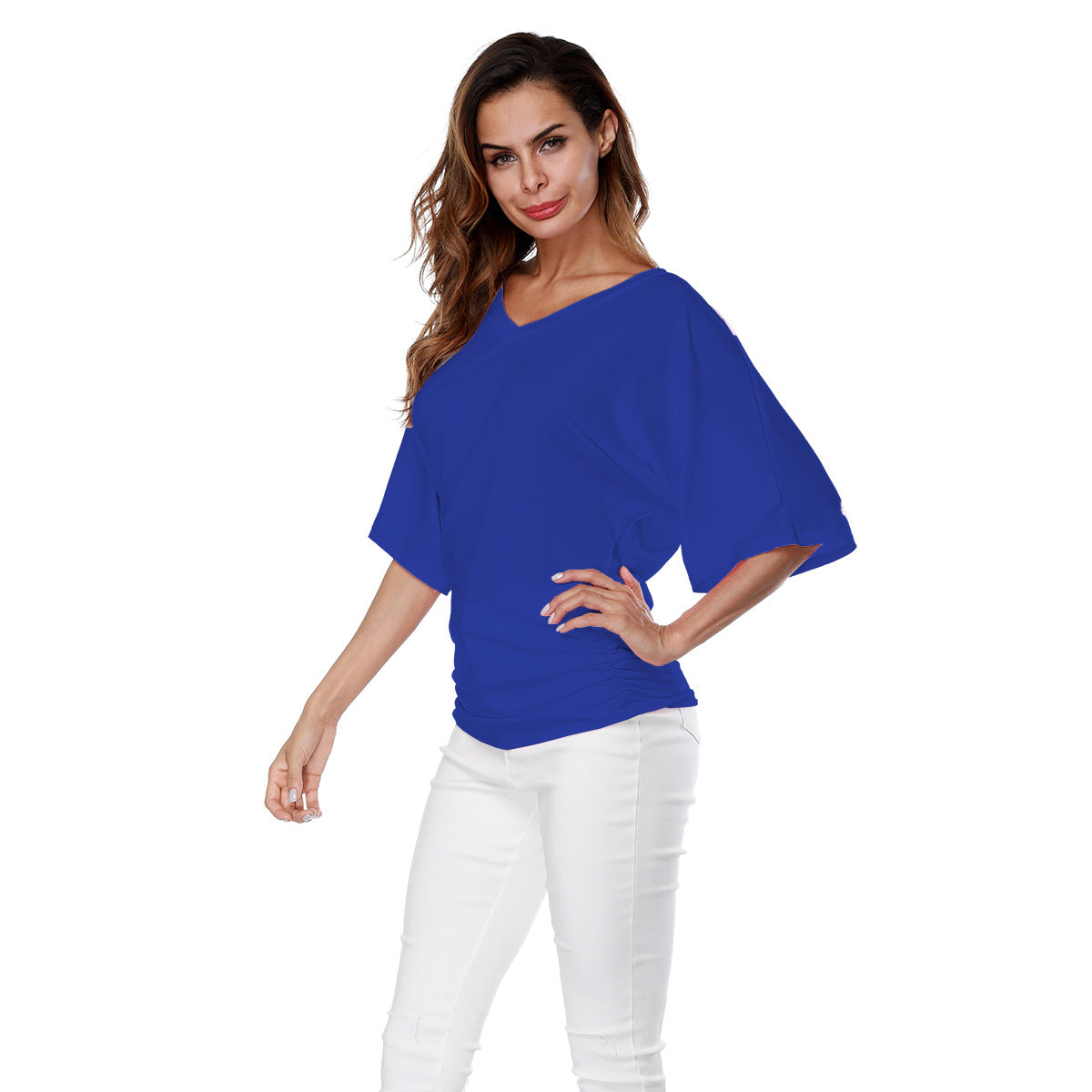 Women's Classic Loose Batwing Sleeve T-shirt Blouses