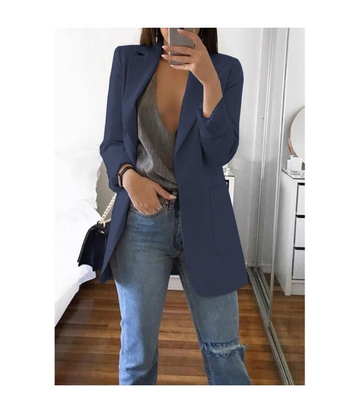 Women's Fashion Leisure Lapel Slim-fit Graceful Blazers