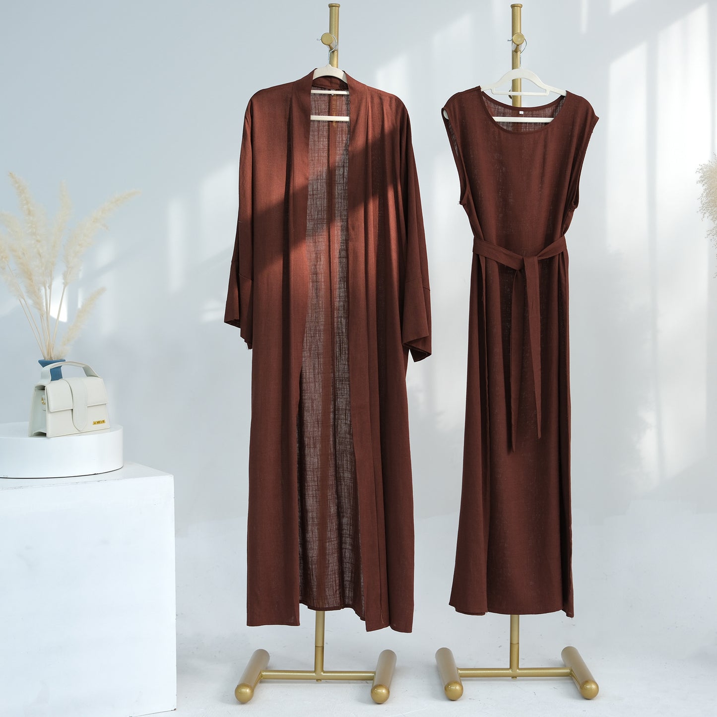 Durable Turkish Solid Color Cotton Robe Clothing