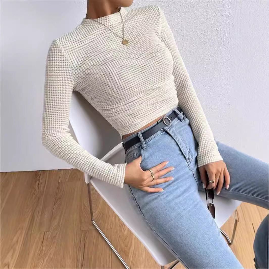 Slim Fit Long Sleeve Everyday Joker Blouses