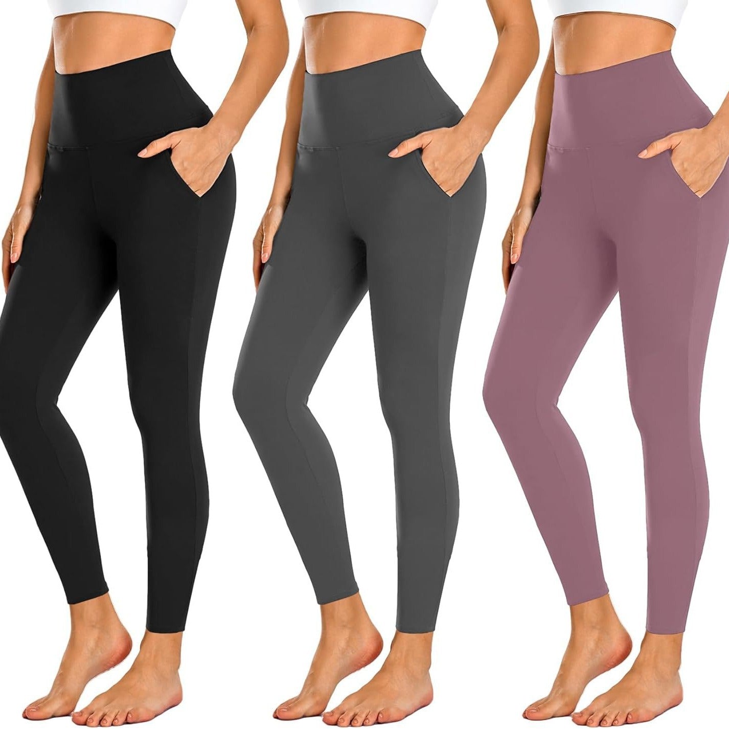 Women's High Waist Belly Contracting Fitness Soft Pants