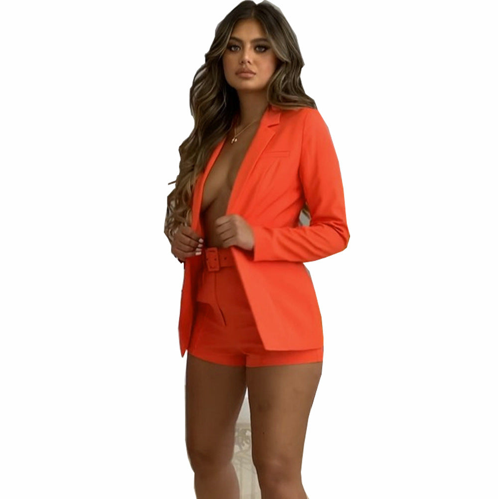 Women's Sexy Temperament Fashion Casual Polo Collar Blazers