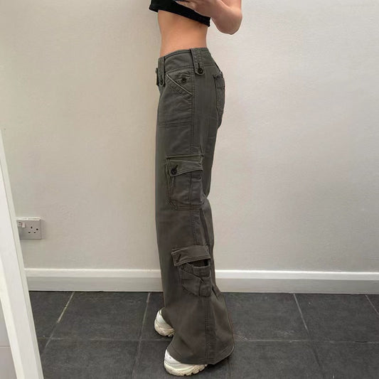 Retro Hot Style Straight Washed Summer Jeans