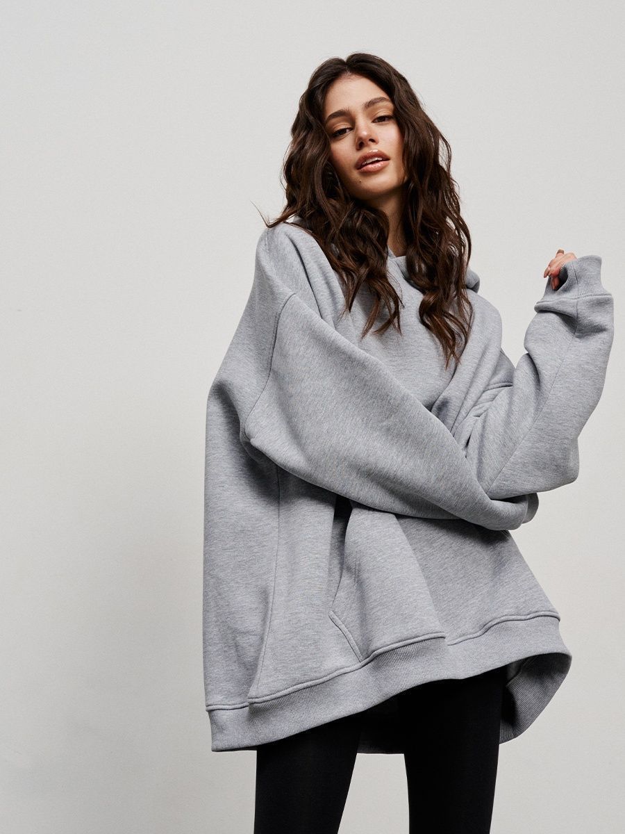 Hoodie Street Boyfriend Style Polar Fleece Sweaters