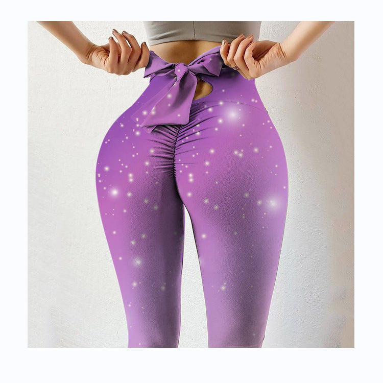 Women's Hip Lifting Crimp Slim High Waist Leggings