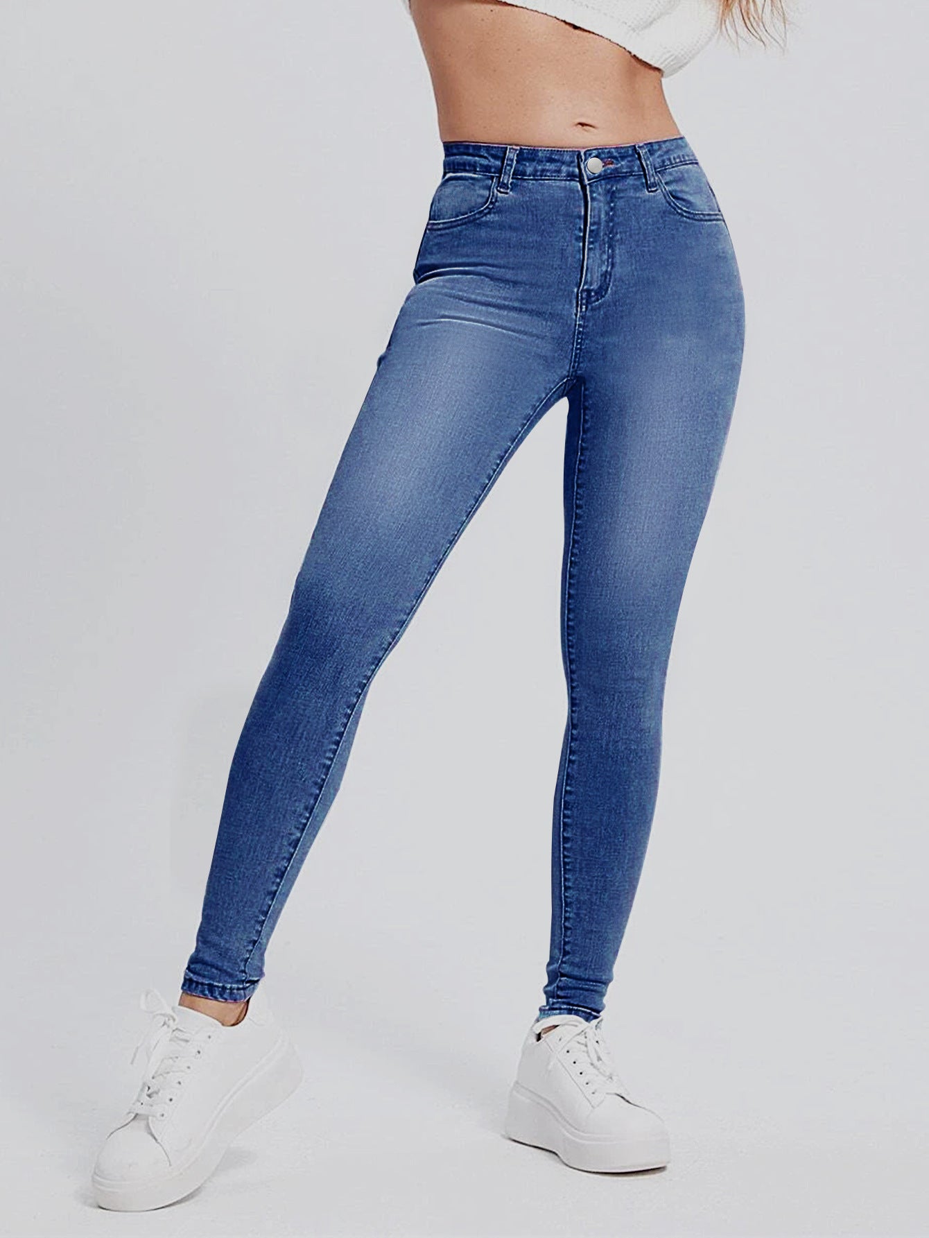 Women's Slimming High Waist Slim Denim Pencil Jeans