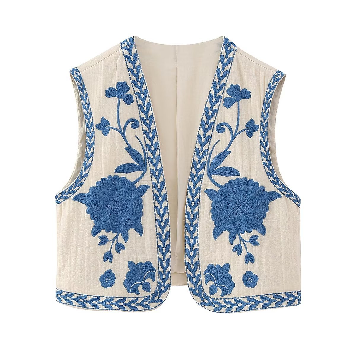 Women's Beautiful Spring Fashionable Embroidered For Vests