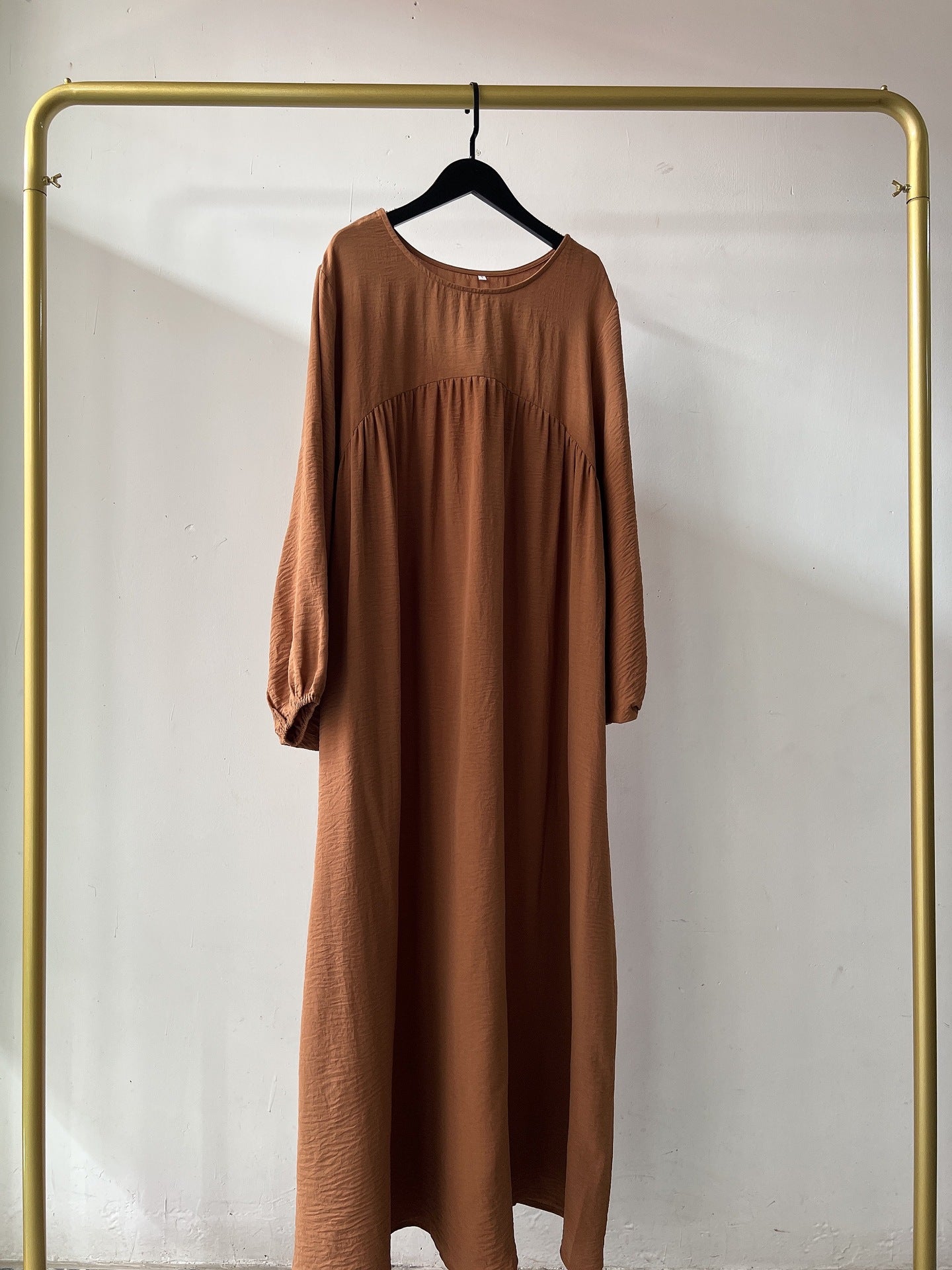 Large Swing Solid Color Dress Loose Dresses