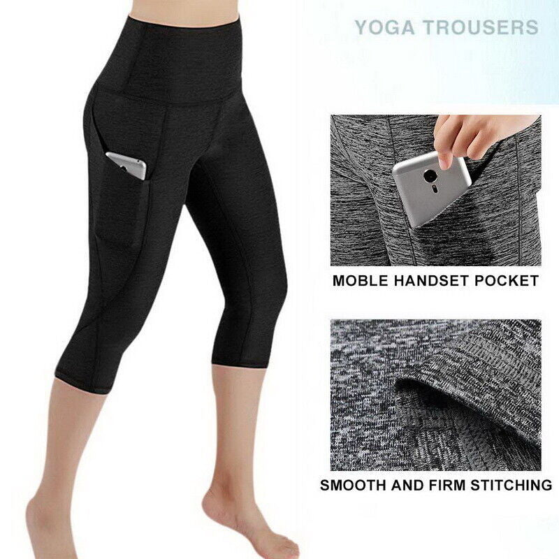 Women's Yoga Hip Lifting Stretch Sports Fitness Running Leggings