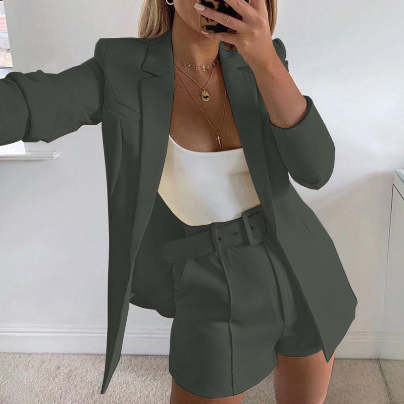 Women's Sexy Temperament Fashion Casual Polo Collar Blazers