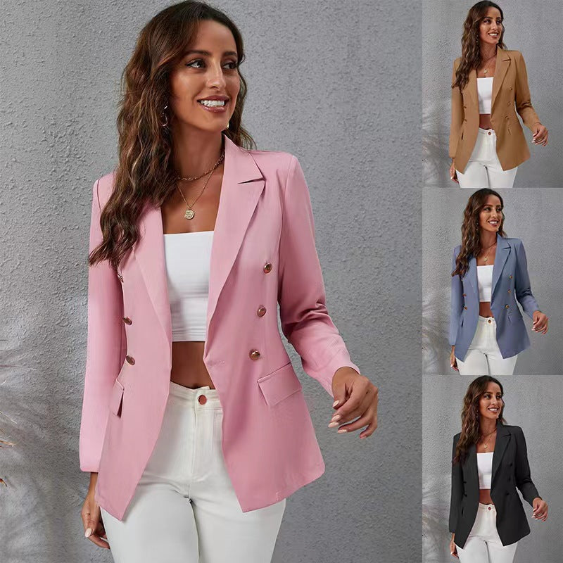 Women's Versatile Stylish Slim-fit Long-sleeved All-matching Blazers