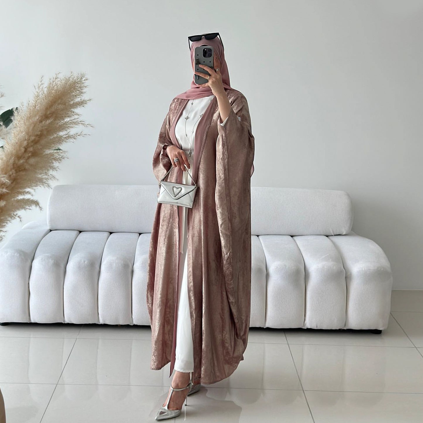 Classy Fashion Stitching Turkish Elegant Robe Clothing