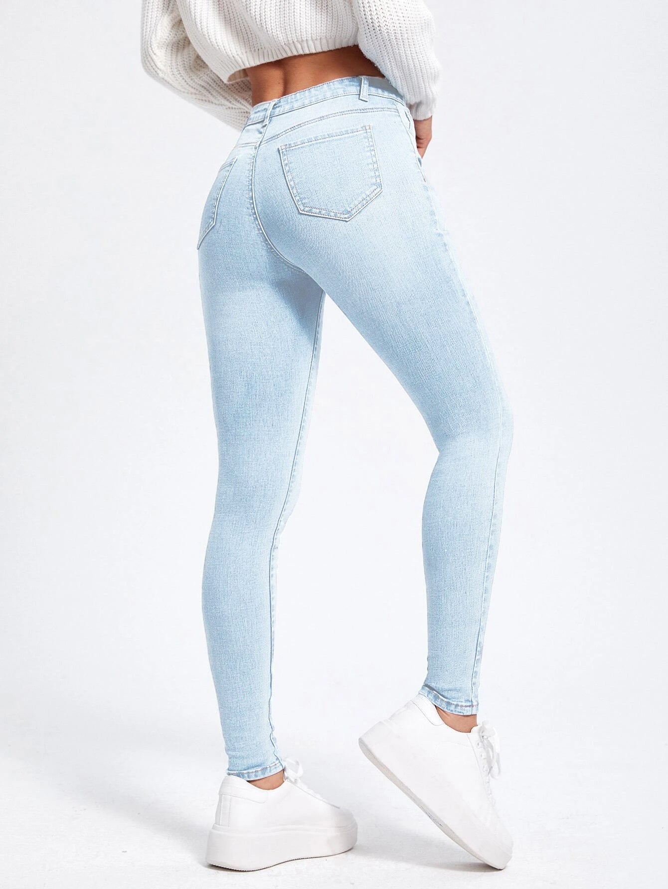 Women's Slimming High Waist Slim Denim Pencil Jeans