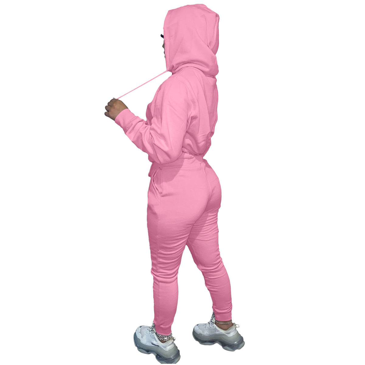 Women's Hoody Two-piece Casual Sports Hoodie Suits