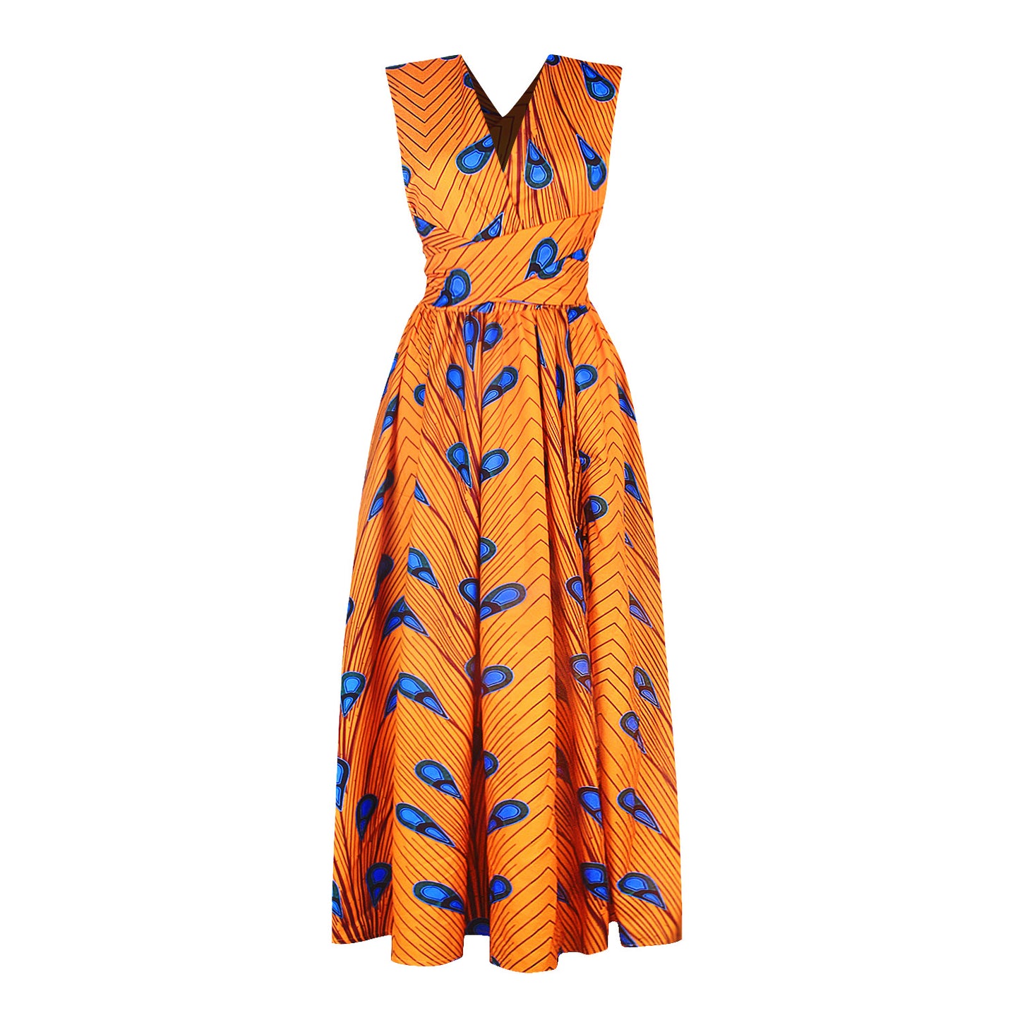 Women's African Wear Printed Multi-wear Sexy Lace-up Dresses