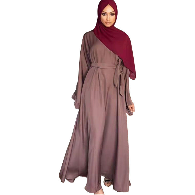 Malay Robe Minimalist Basic Solid Color Clothing