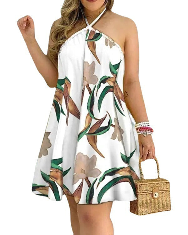 Women's Summer Halter Loose Wear Dress Dresses