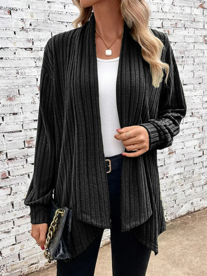 Women's Long Sleeve Solid Color Loose Jackets