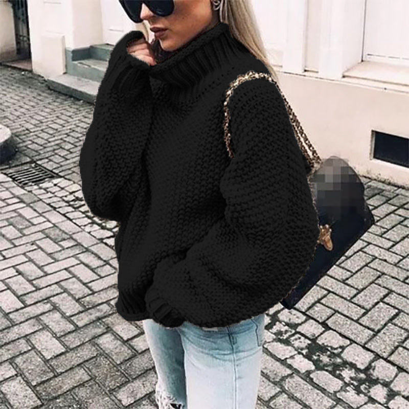 Innovative Women's Pretty Turtleneck Batwing Sleeve Sweaters