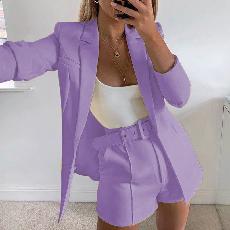 Women's Sexy Temperament Fashion Casual Polo Collar Blazers