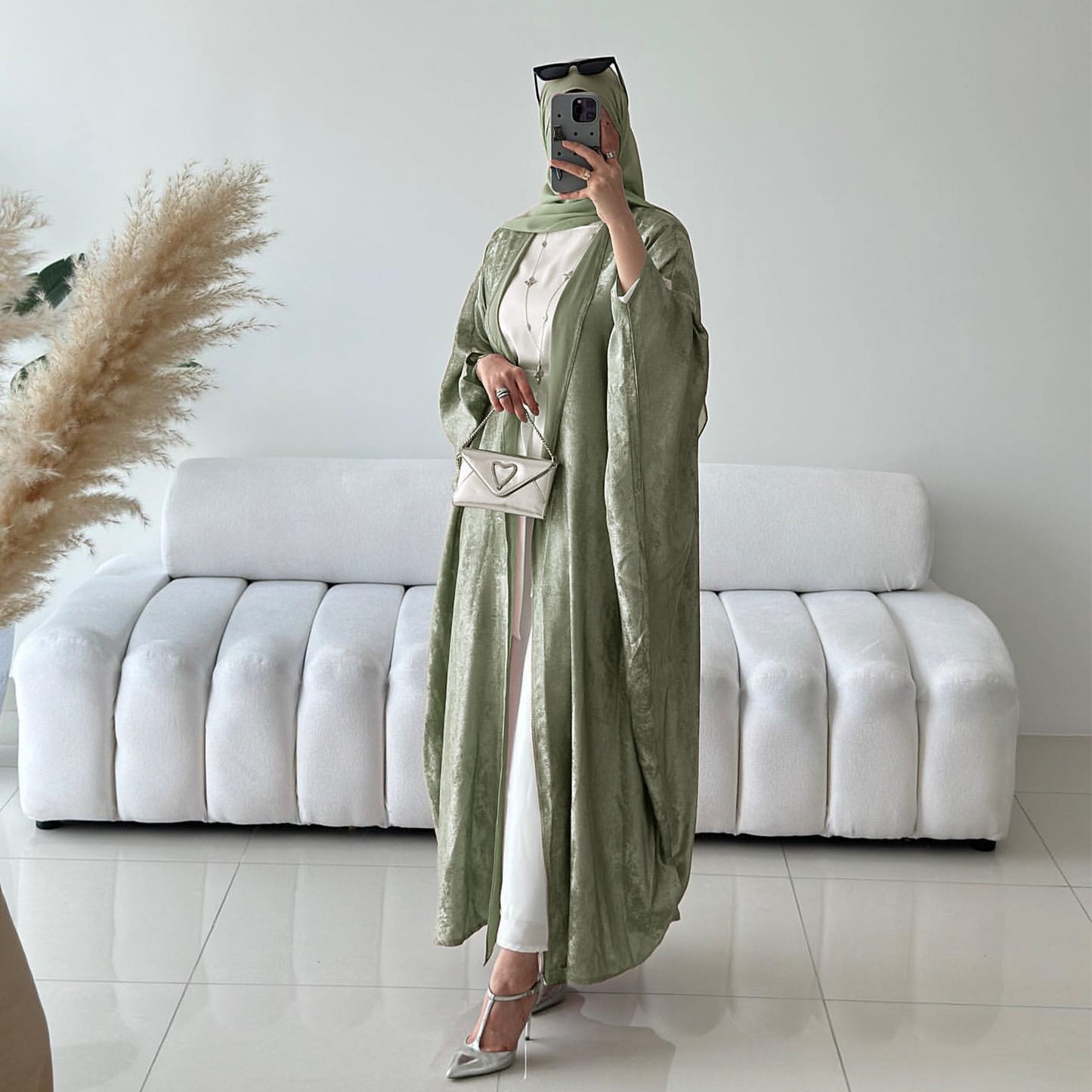 Classy Fashion Stitching Turkish Elegant Robe Clothing